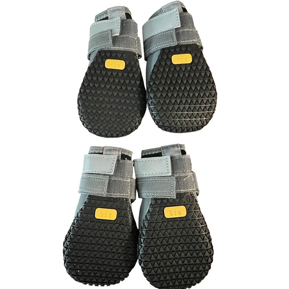 HCPET Dog Boots Breathable Reflective Straps Paw Protector Shoes‎ Size Six - Picture 1 of 12